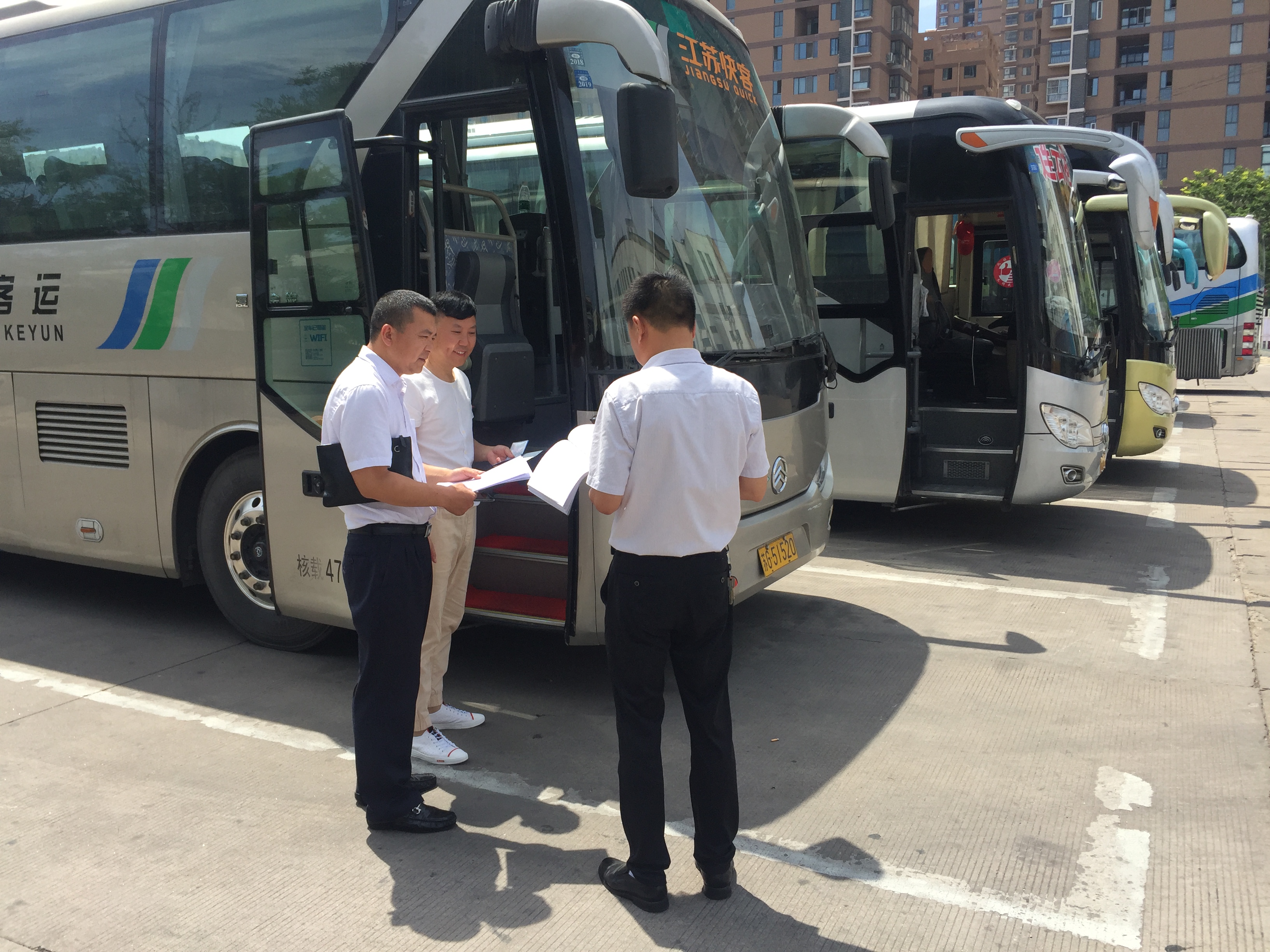 连汽快客公司车辆苏g51520顺利交接至赣榆公司
